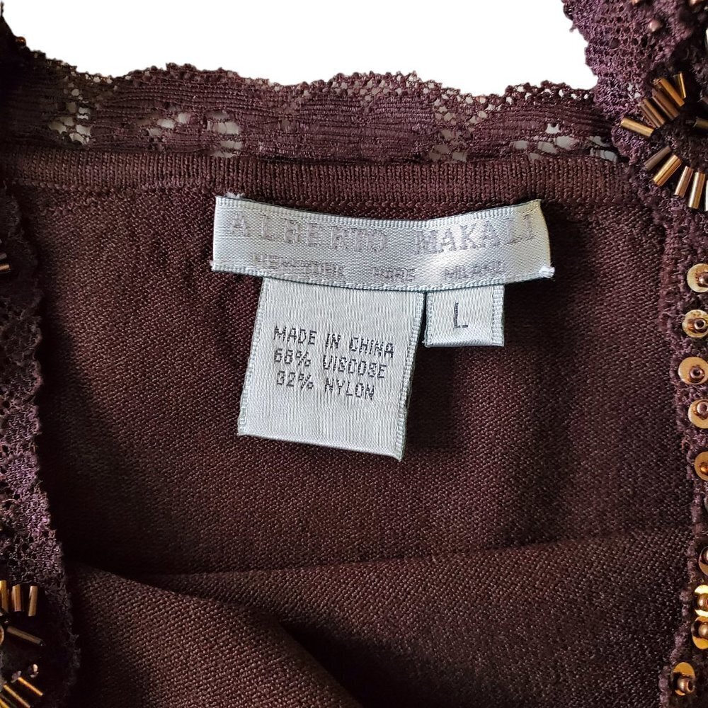 ALBERTO MAKALI EMBROIDERED TRIM TANK - Picture 5 of 6
